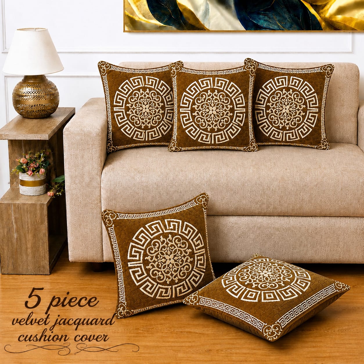 VELVET CUSHION COVER
