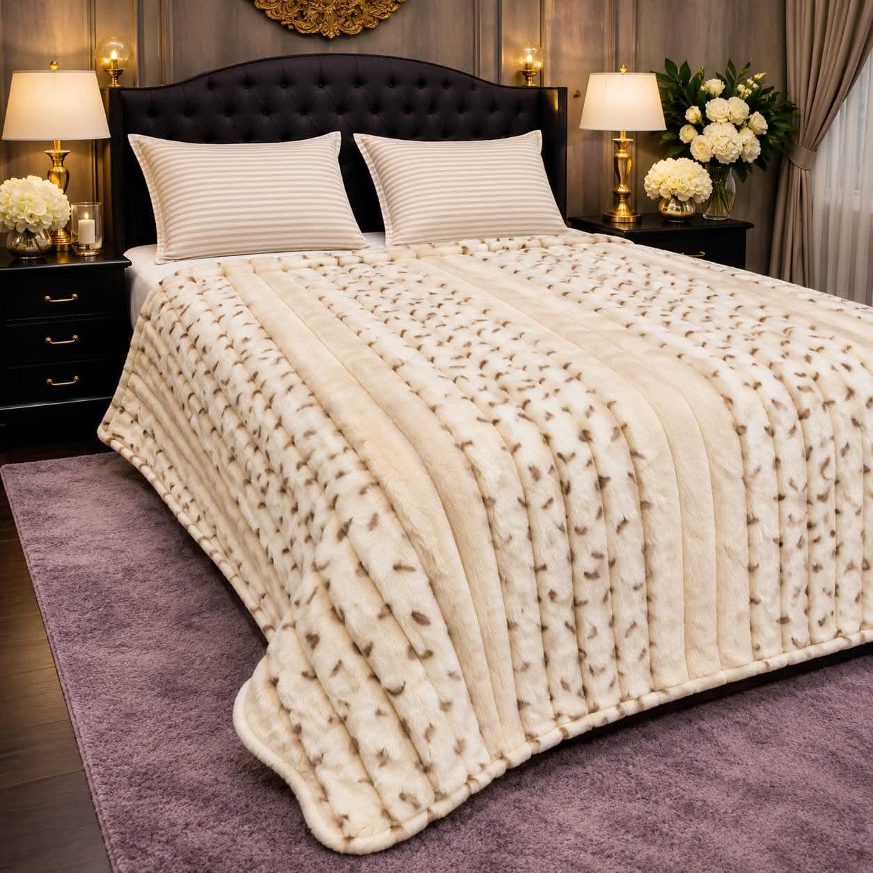 LUXURY BUBBLE BLANKET 6-OFF WHITE