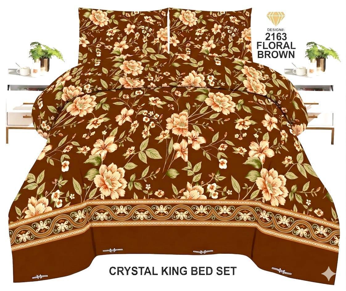 2163-FLORAL BROWN