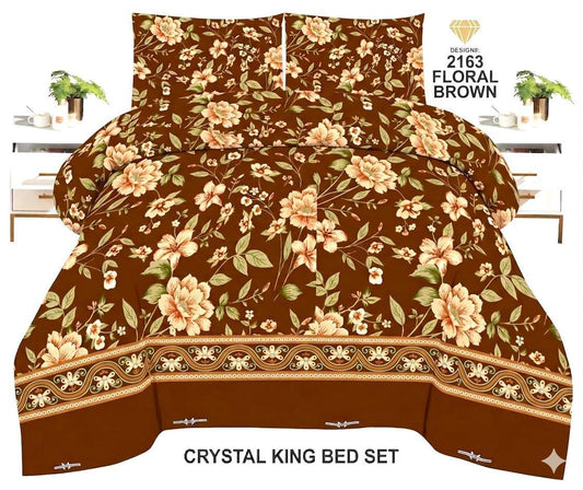 2163-FLORAL BROWN